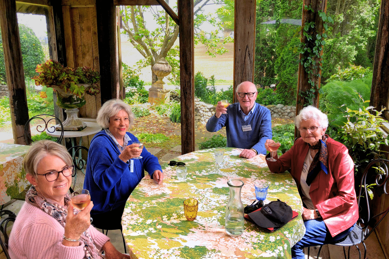 Guests enjoying lunch at Crosshills