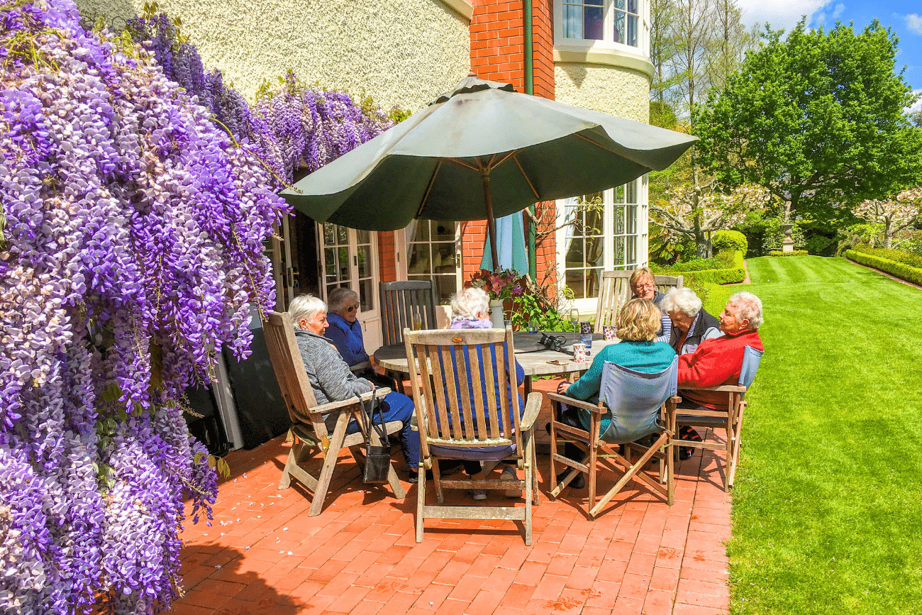 Hosted lunch at Moondance Manor
